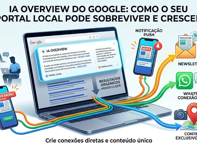 IA Overview do Google: como ela está mudando o tráfego dos portais de notícias