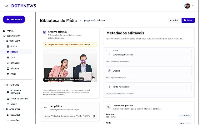 Ponto focal nas imagens: destaque a parte que importa da foto no seu portal de notícias